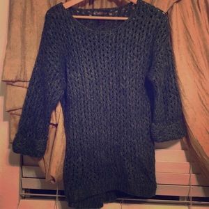 Needle point sweater